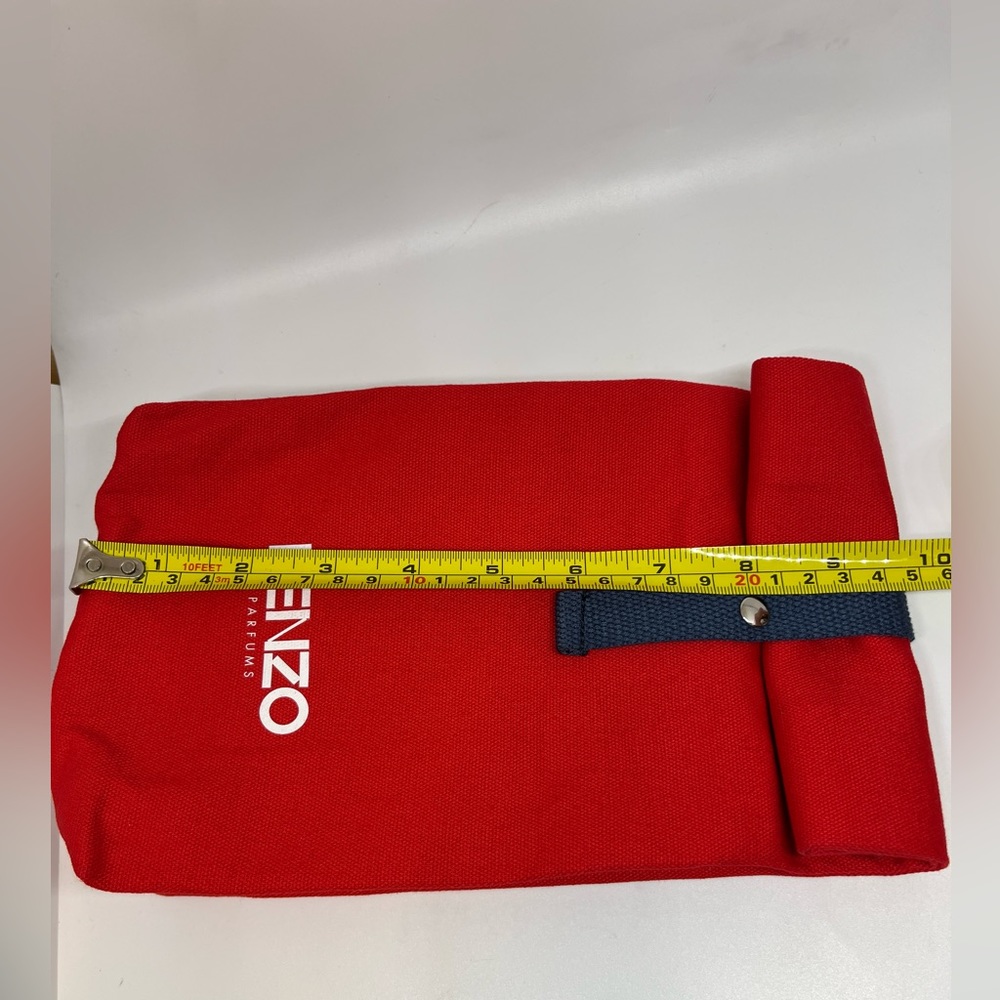 Kenzo Parfums red generous organic cotton pouch - Picture 9 of 13